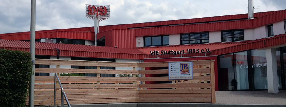 Holzterrasse VfB Stuttgart